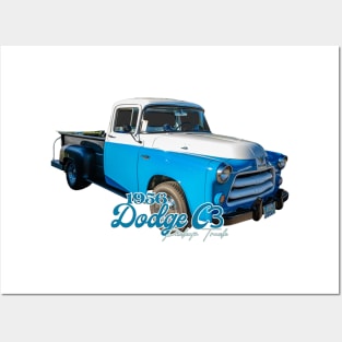 1956 Dodge C3 Pickup Truck Posters and Art